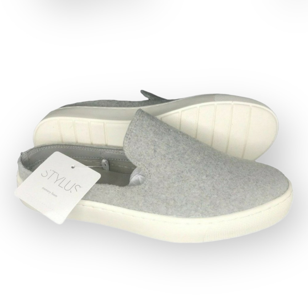 STYLUS Wildflower Slip-on Slide Gray Size 7.5 NIB - Picture 2 of 9